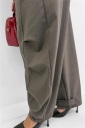 pantalone modello balloon pinstriped